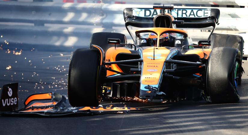 Megvolt a hétvége első F1-es autótörése Monacóban