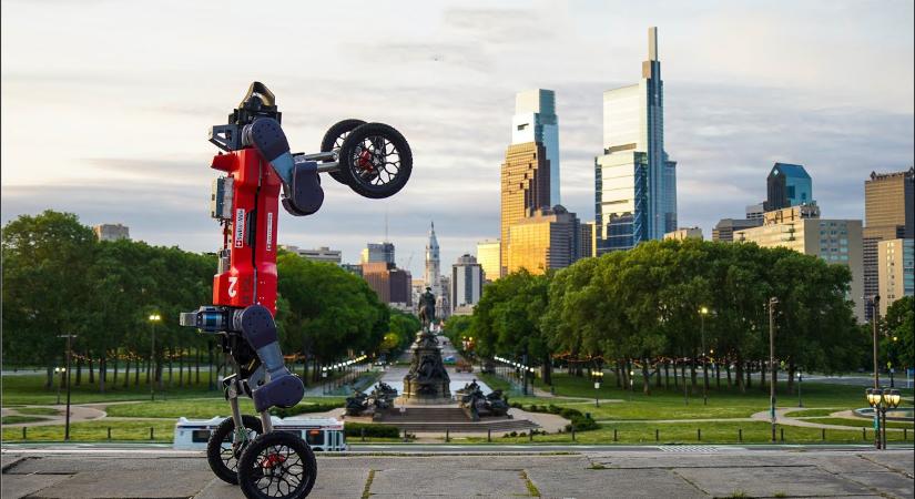 A Rocky-filmek leghíresebb jelenetét forgatták újra robotjukkal a svájci mérnökök