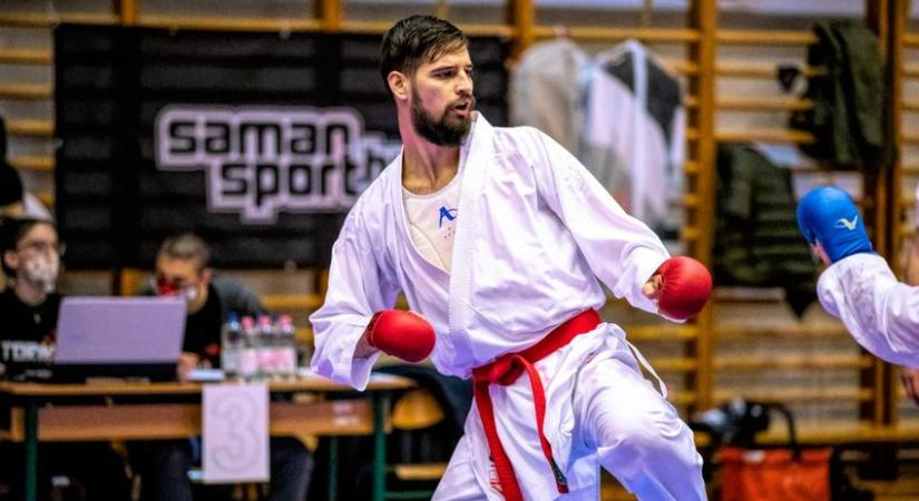 Aranyérmes lett György Dániel a karate Európa-bajnokságon