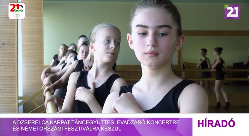 A Dzserelca Karpat táncegyüttes évadzáró koncertre és németországi fesztiválra készül (videó)