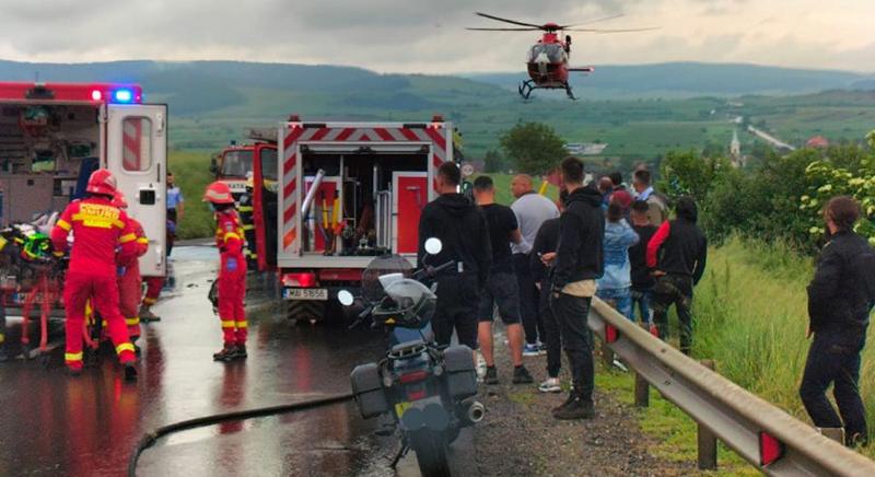 Nyolc sebesült egy közúti balesetben Marosvásárhely közelében