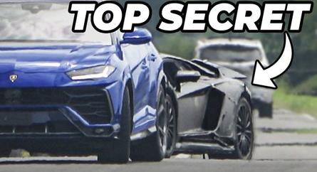 Egy Urusszal próbálták eltakarni a kémfotósok elől a Lamborghini Aventador utódját