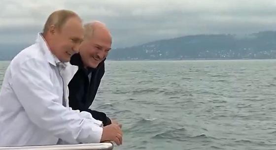 Lefoglalták a luxusjachtot, amin Putyin Lukasenkával hajókázott