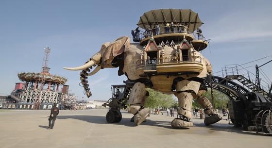 Mad Max élőben: óriási mechanikus elefánt tűnt fel Franciaországban – videó