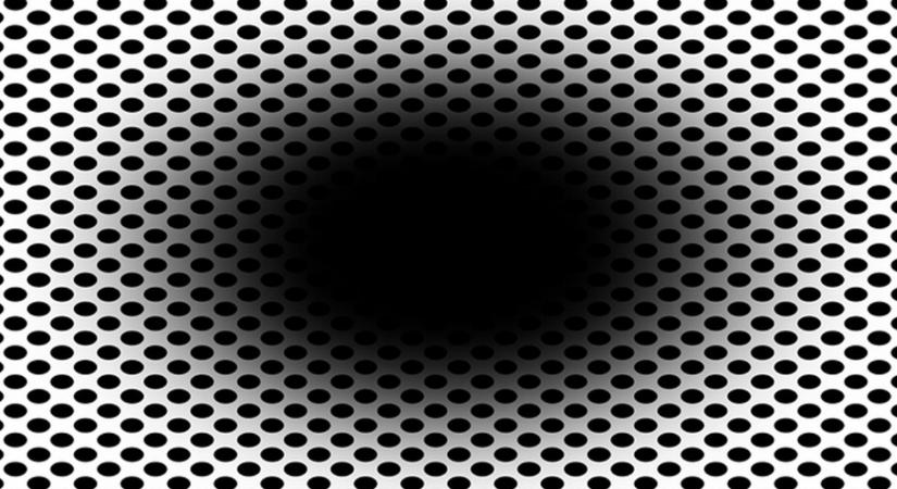 "Fekete lyuk" - Téged is beszippant a most felfedezett optikai illúzió