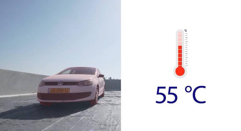Nanotechnológia és napfény segítségével hűti az autókat egy izraeli cég