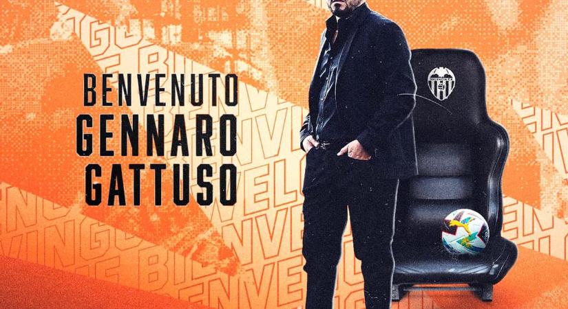 La Liga: Gattuso a Valencia új vezetőedzője – hivatalos