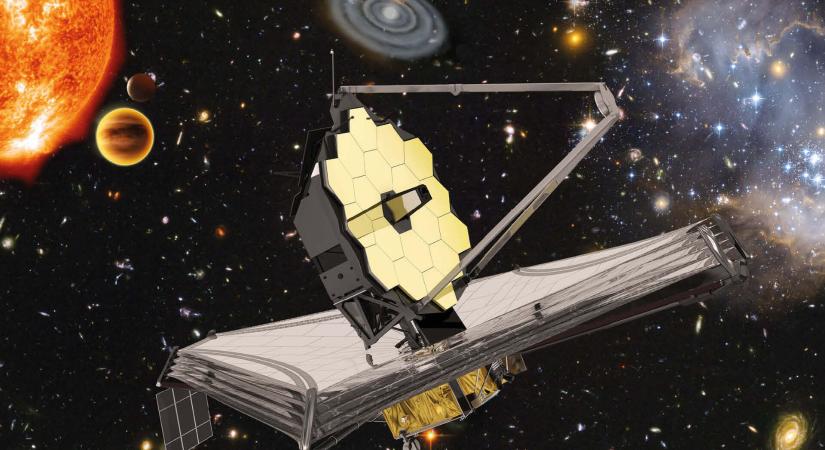 A James Webb űrteleszkópba mikrometeoroidok csapódtak és nyomot is hagytak rajta