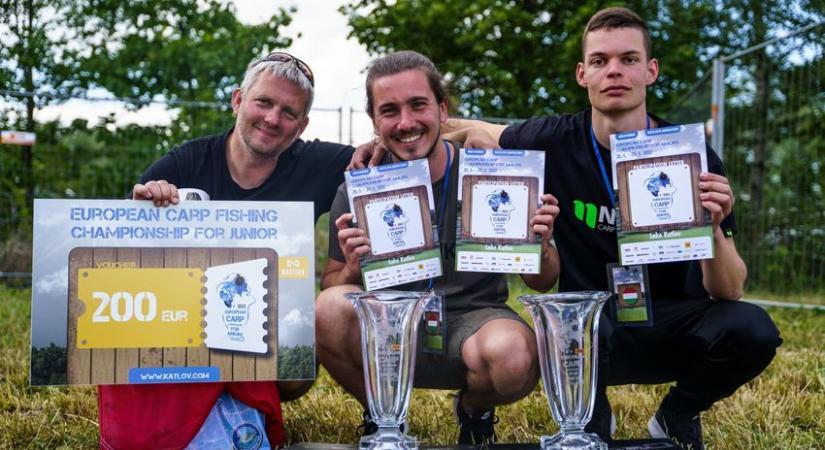Fantasztikus siker: junior Európa-bajnok lett a füredi horgász