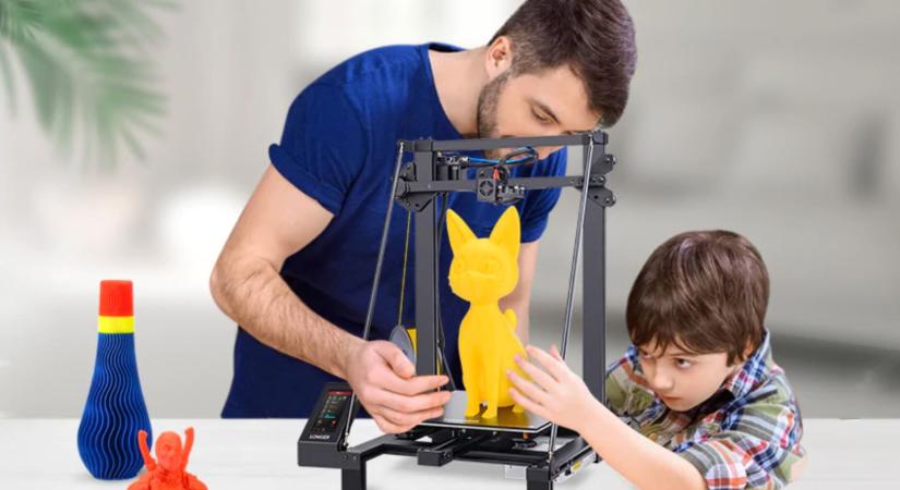 Akció: 300 dollár alatt rendelhető 3D nyomtató és lézergravírozó a LONGER-től