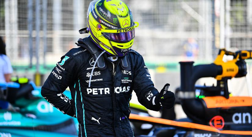 F1: Hamilton így még nem szenvedett fájdalomtól