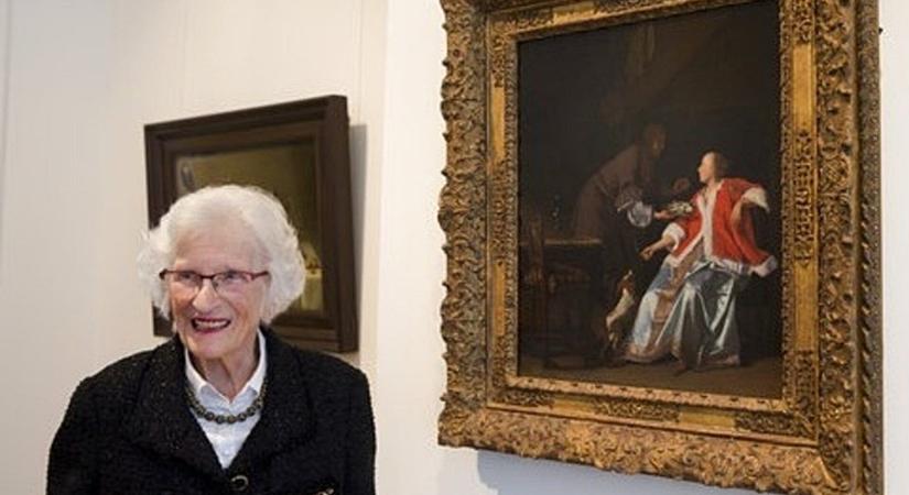 101 éves korában kapta vissza azt a festményt, amit a nácik raboltak el a világháborúban