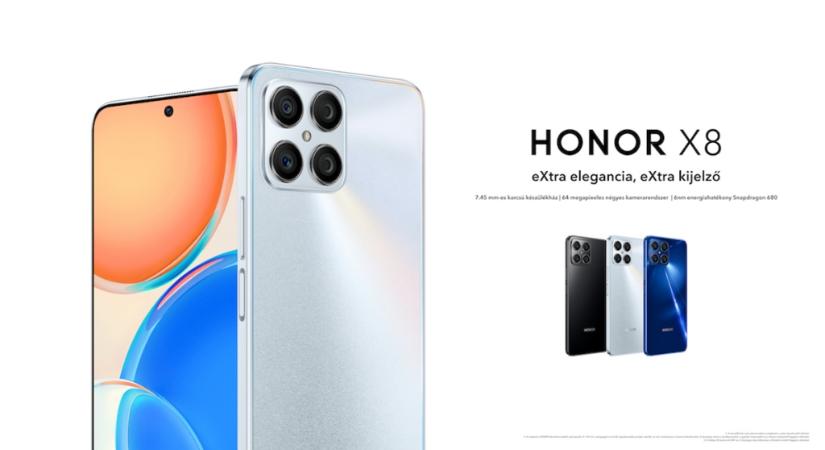Figyelemre méltó okostelefon - Itt az új Honor X8-as mobil!