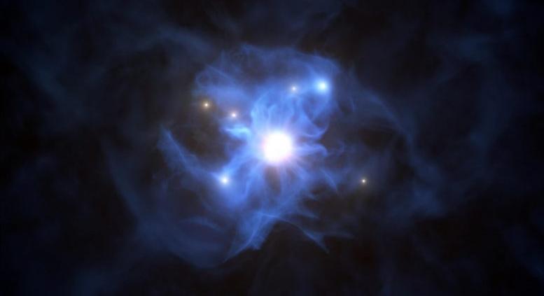 Rekordsebességgel növekvő fekete lyukat találtak