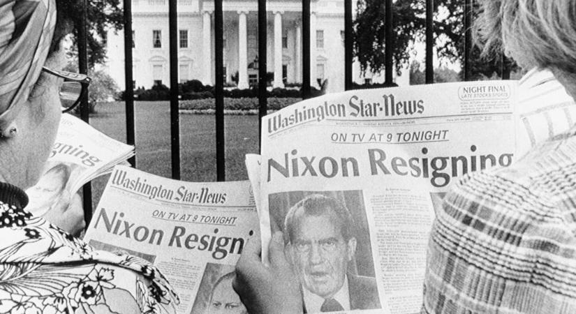 50 éve robbant ki a Watergate-botrány, amely Richard Nixon bukását okozta