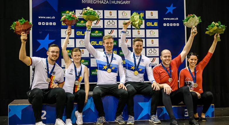Német fölény a Teremkerékpáros Európa-bajnokság első versenynapján