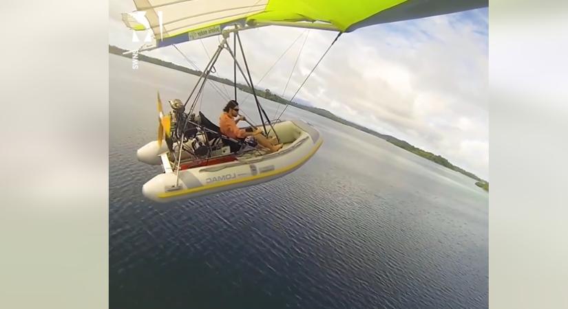 Repülő gumicsónakon készített képeket a Salamon-szigetekről egy fotós