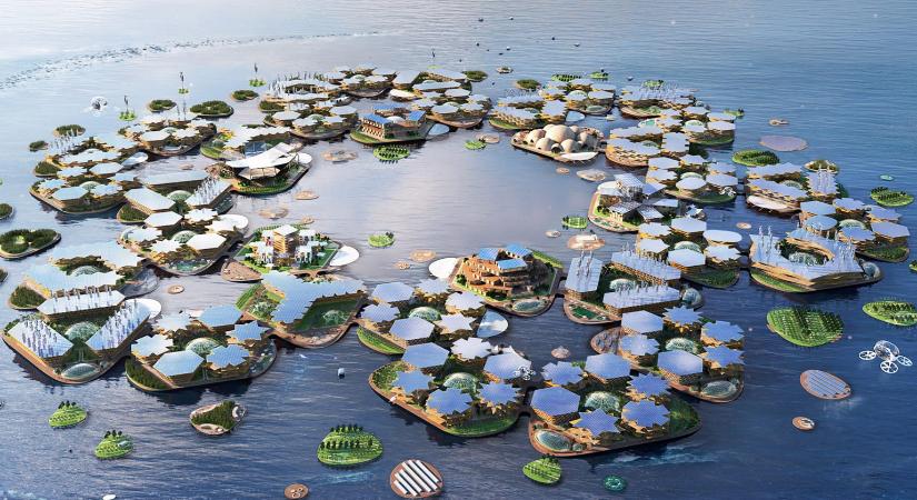 Nem sci-fi: 20.000 lakosú úszó várost építenek a Maldív-szigeteken