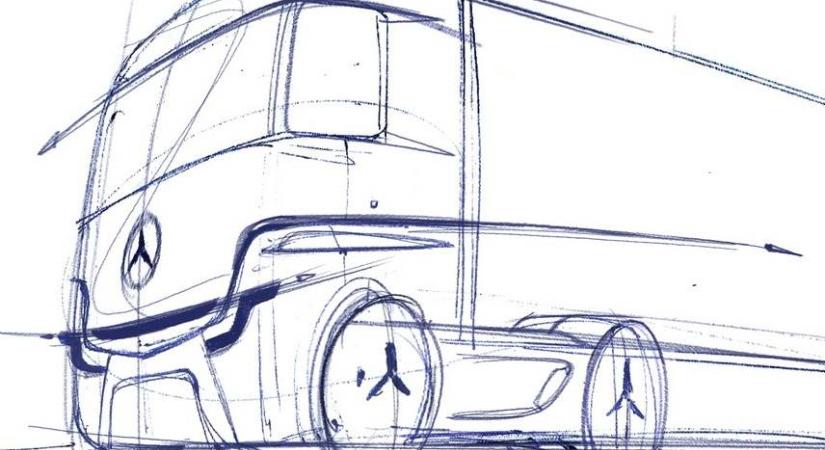 Elektromos kamion-koncepción dolgozik a Mercedes