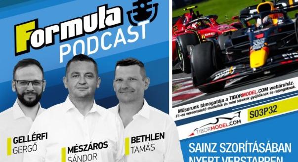 Podcast: Sainz szorításában nyert Verstappen