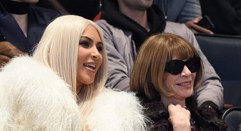 Anna Wintour utál szelfizni, de Kim Kardashian kedvéért bevállalta