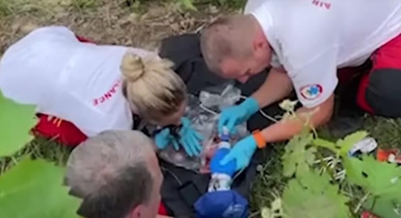 Átadták a magyar rendőrségnek a csecsemőjét a szőlőhegyen hagyó nőt