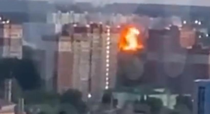VIDEÓ: Lezuhant egy orosz katonai szállítógép Moszkva mellett