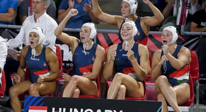 Kanada legyőzésével csoportmásodik a magyar női vízilabda-válogatott a vizes vb-n
