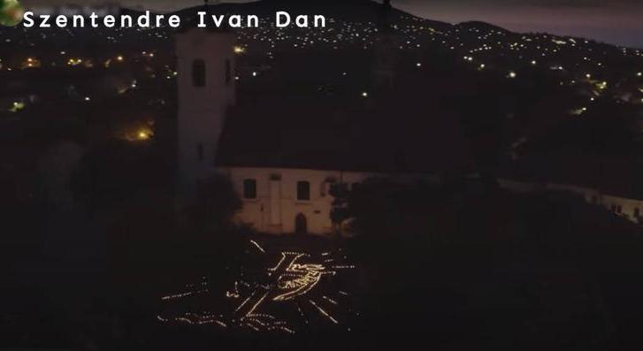 Ivan Dan egy dalmát ünnep ezernyi mécsessel Szentendrén