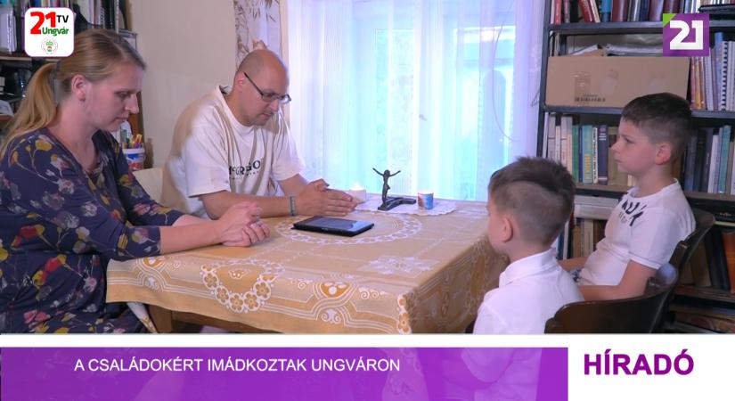 A családokért imádkoztak Ungváron (videó)