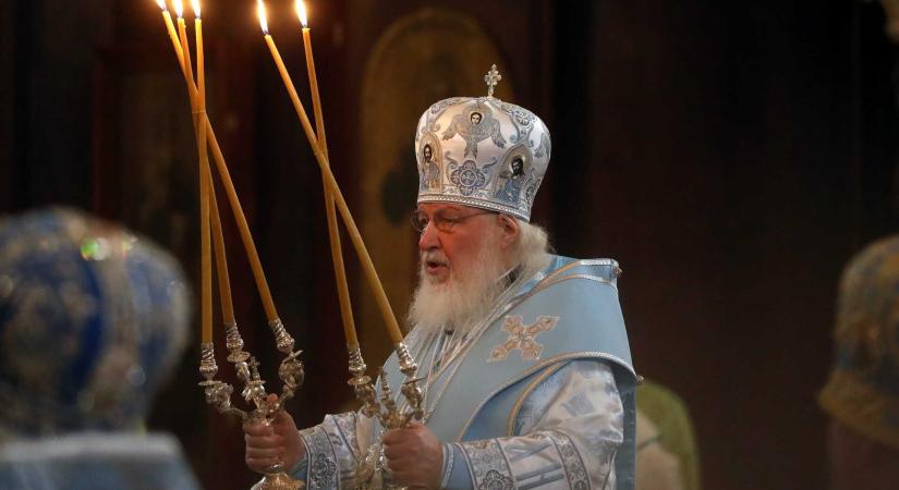 Kirill pátriárka elterült a misén