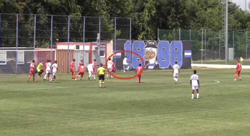 Németh Krisztián szenzációs gólt sarkazott az MTK edzőmeccsén – VIDEÓ