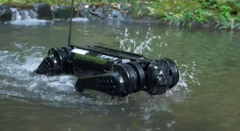Egy újabb robotkutyáról derült ki, hogy víz alatt is boldogul