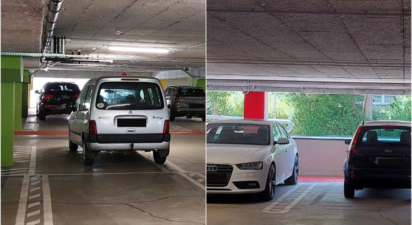 Kevés szélesebb parkoló van Nyíregyházán, de ide sem sikerült beállni az autósoknak