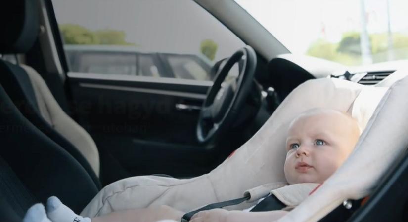 Egy percre sem szabad a gyermeket az autóban hagyni + videó