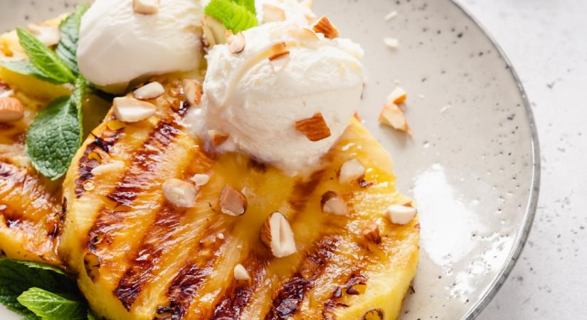 Grillezett ananász vaníliafagylalttal – Egy kis újdonság az idei nyárra