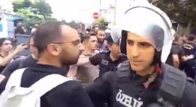 Videón az isztambuli Pride-résztvevők és a rendőrség közötti összecsapás (videó)