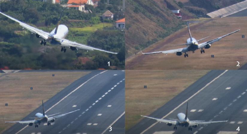 Ezt látnod kell: micsoda Ryanair landolás Madeirán!