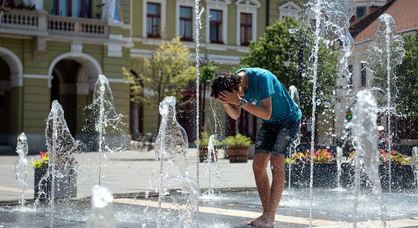 Hőségriasztás a fővárosban: vízosztás és locsolás