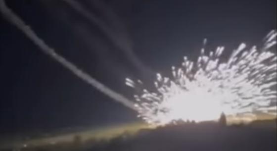 Megjelent egy videó, amelyen állítólag egy orosz rakéta megfordul és telibe kapja azokat, akik kilőtték: az oroszokat
