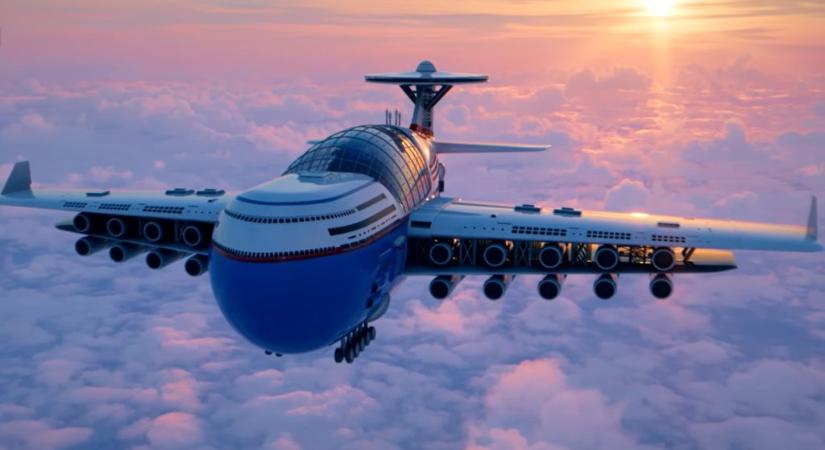 A jövő repülője: egy sugárhajtású gép, amely 5000 vendéget tudna szállítani luxus körülmények között