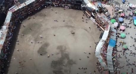 Összeomlott Kolumbiában egy bikaviadal lelátója, négyen meghaltak, több százan megsérültek