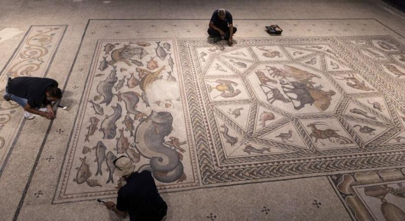 Otthonra talált Izraelben a világ egíik legszebb ókori mozaikja