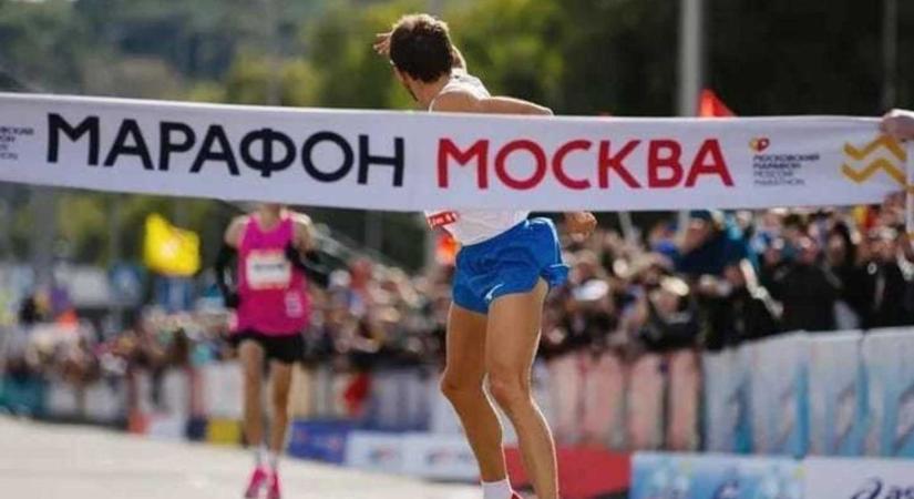 Megalázta ellenfelét a moszkvai maratonfutás győztese