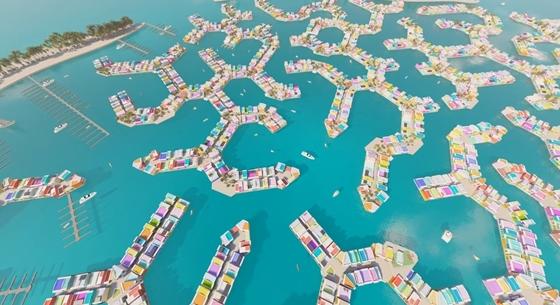 Úszó városok lepik el a Maldív-szigeteket, az első lakók már két év múlva beköltözhetnek