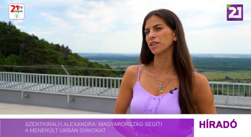 Szentkirályi Alexandra: Magyarország segíti a menekült ukrán diákokat (videó)