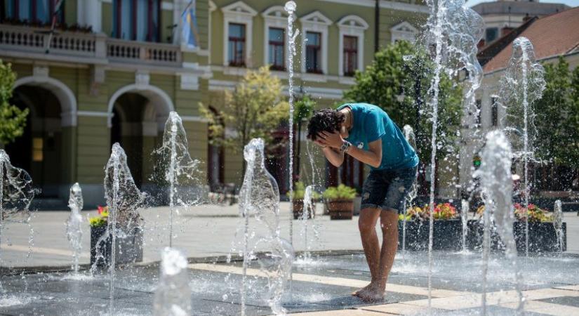 Országszerte vízosztással és párakapukkal védik a lakosságot a hőségben