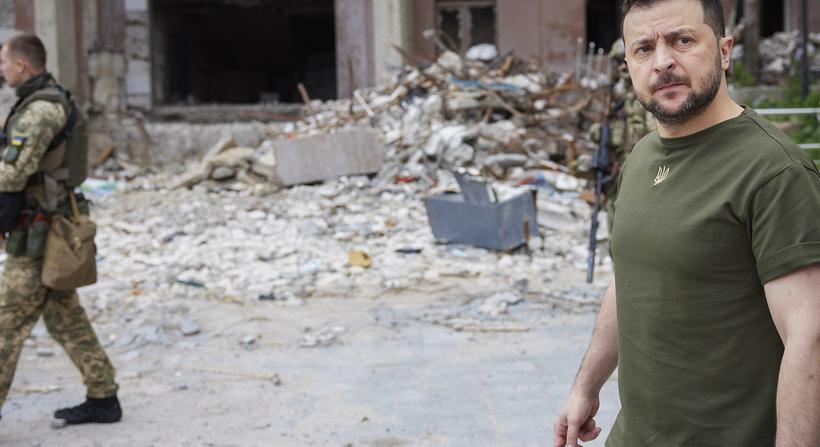 Zelenszkij felszólította az ENSZ-t, hogy látogassanak el a lebombázott bevásárlóközponthoz