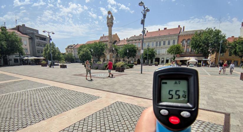 Szombathelyi Fő tér: mintha maximumra tekert radiátoron sétálnánk - videó, szavazás