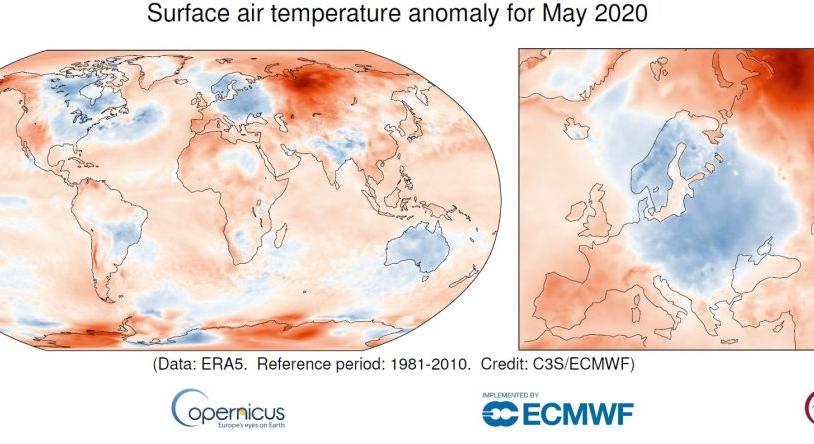 Rekord meleg volt globálisan az itthon hűvös május